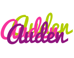 Auden flowers logo