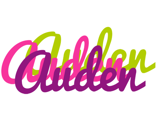 Auden flowers logo