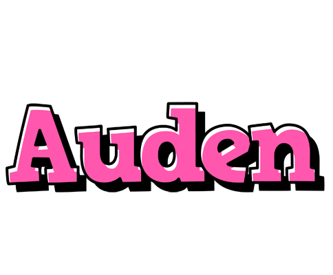 Auden girlish logo
