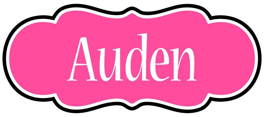 Auden invitation logo