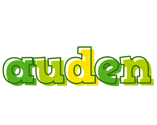 Auden juice logo