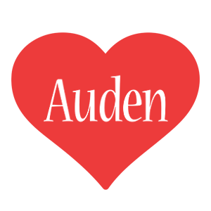 Auden love logo