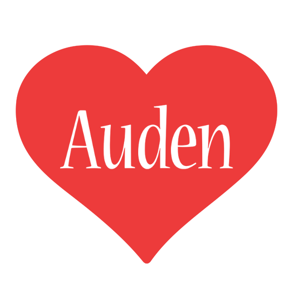 Auden love logo
