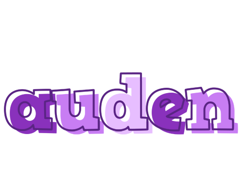 Auden sensual logo