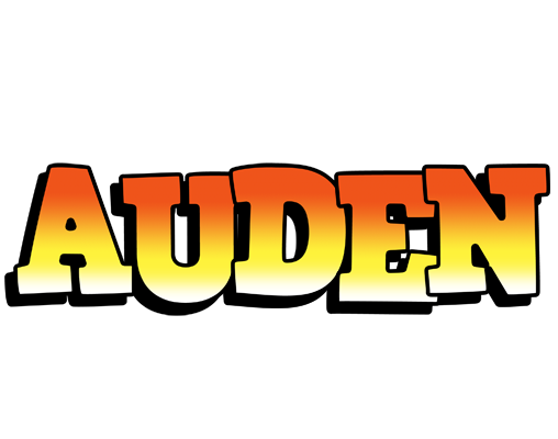 Auden sunset logo