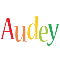 Audey birthday logo