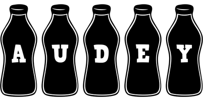 Audey bottle logo