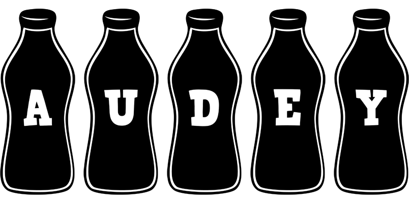 Audey bottle logo