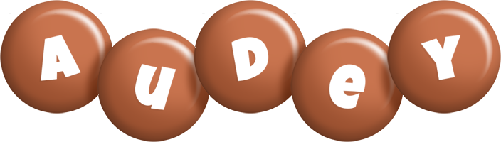 Audey candy-brown logo