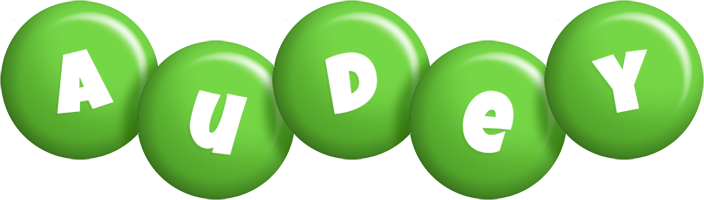 Audey candy-green logo