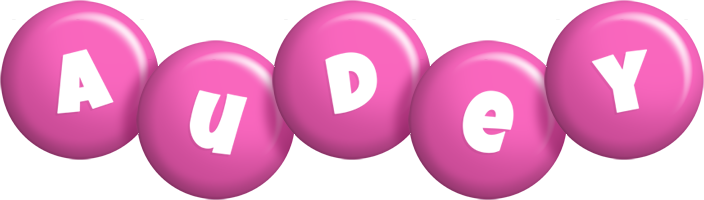 Audey candy-pink logo