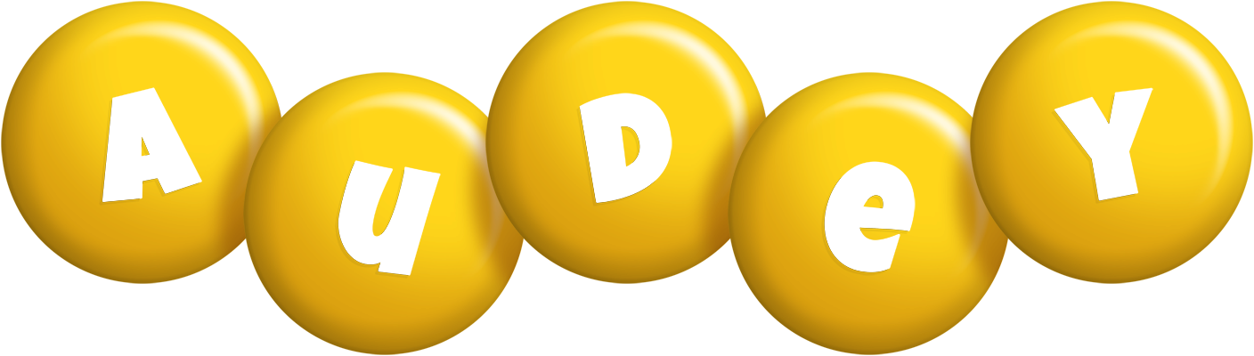 Audey candy-yellow logo