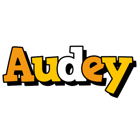Audey cartoon logo