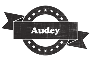 Audey grunge logo