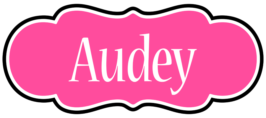 Audey invitation logo