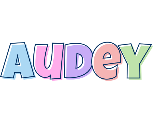 Audey pastel logo