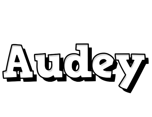 Audey snowing logo