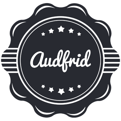 Audfrid badge logo