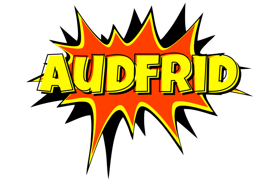Audfrid bazinga logo
