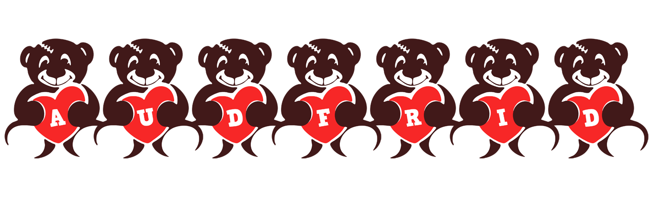 Audfrid bear logo