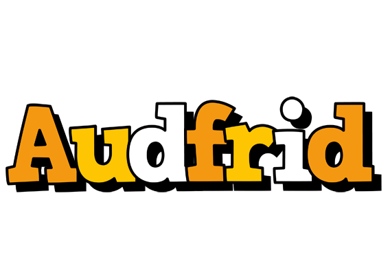 Audfrid cartoon logo
