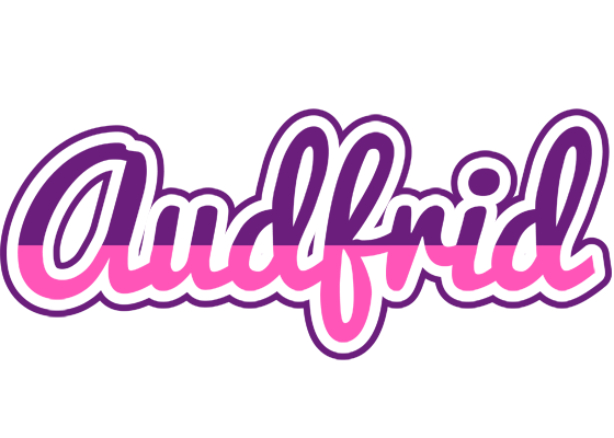 Audfrid cheerful logo