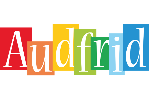 Audfrid colors logo