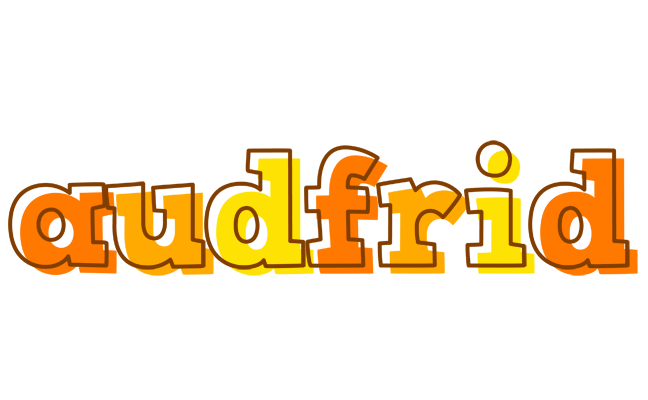 Audfrid desert logo