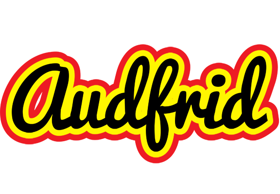 Audfrid flaming logo