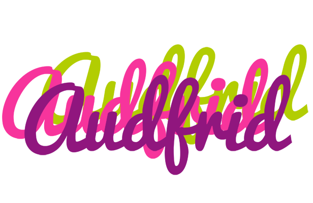 Audfrid flowers logo
