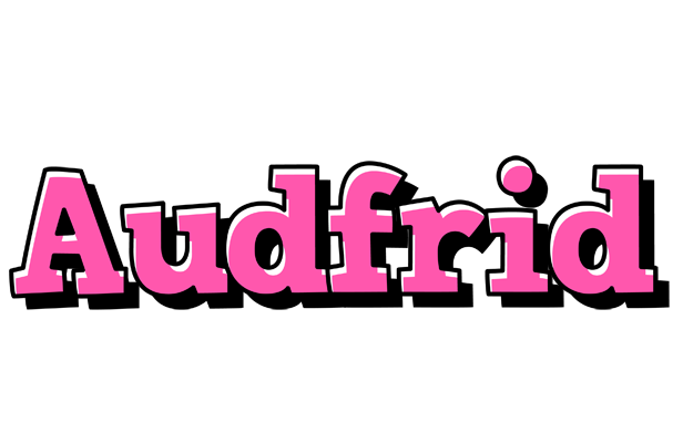 Audfrid girlish logo