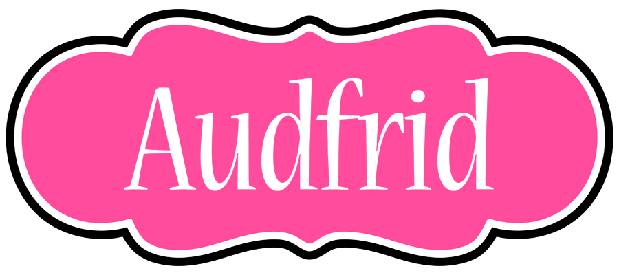 Audfrid invitation logo