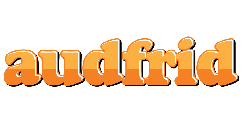 Audfrid orange logo