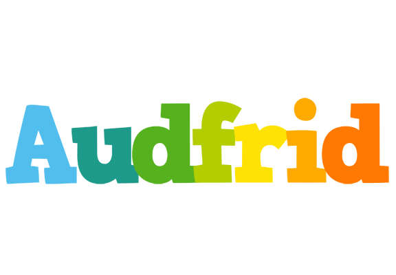 Audfrid rainbows logo