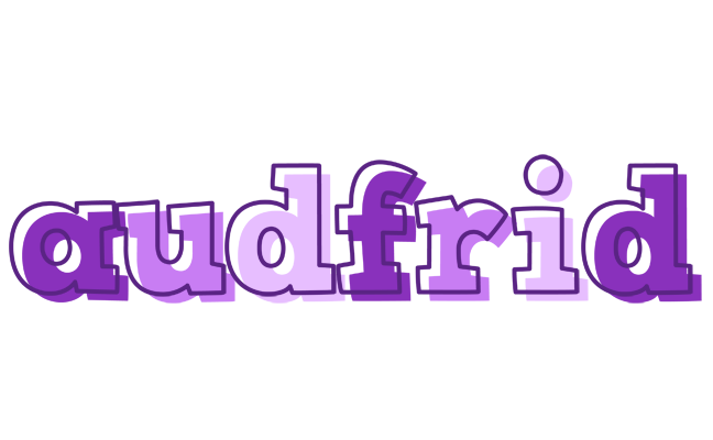 Audfrid sensual logo