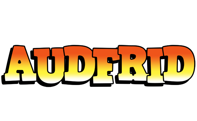 Audfrid sunset logo