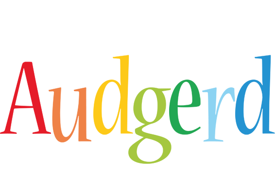 Audgerd birthday logo