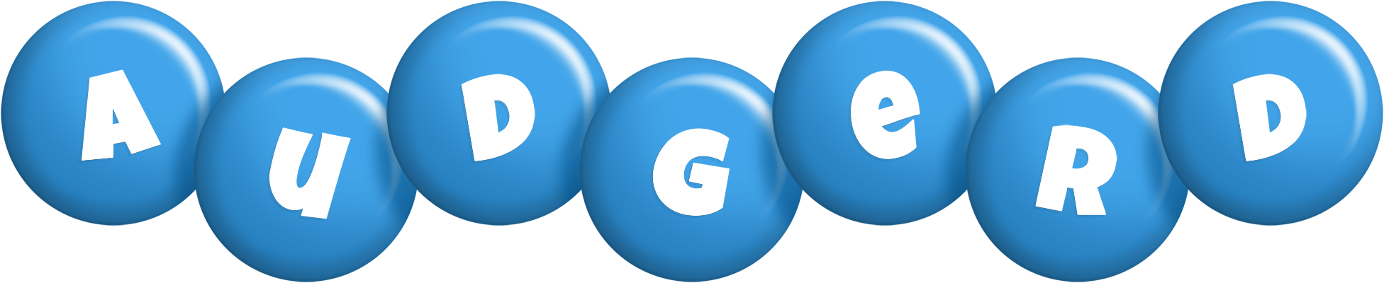 Audgerd candy-blue logo
