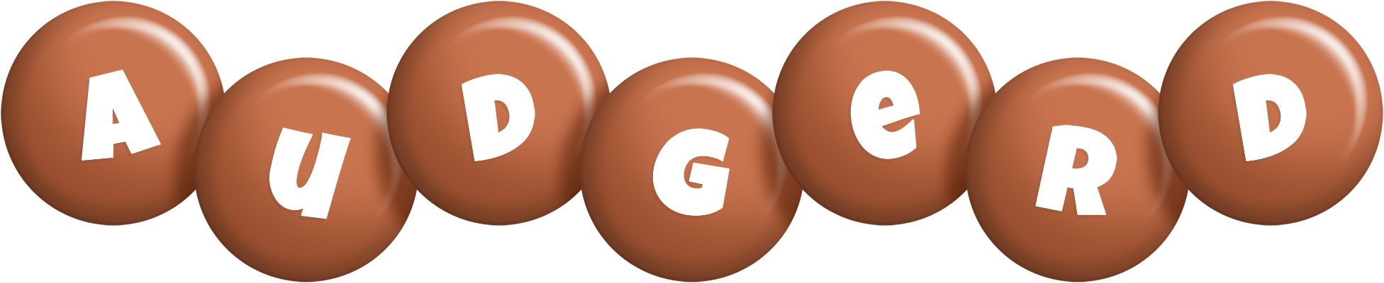Audgerd candy-brown logo