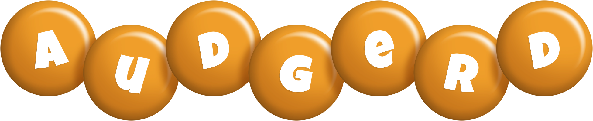 Audgerd candy-orange logo
