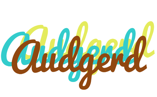 Audgerd cupcake logo