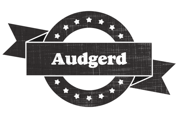 Audgerd grunge logo