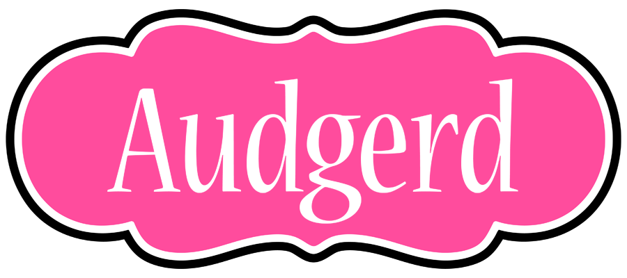 Audgerd invitation logo