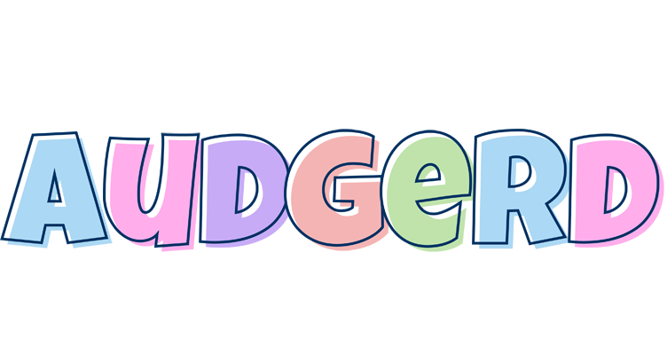 Audgerd pastel logo