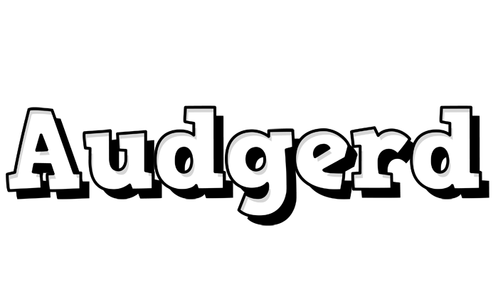 Audgerd snowing logo