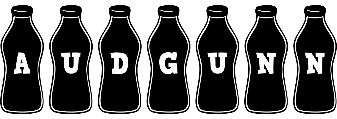 Audgunn bottle logo