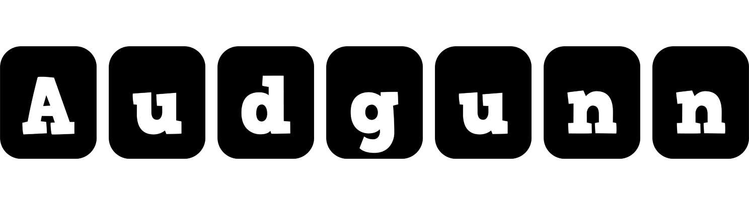 Audgunn box logo