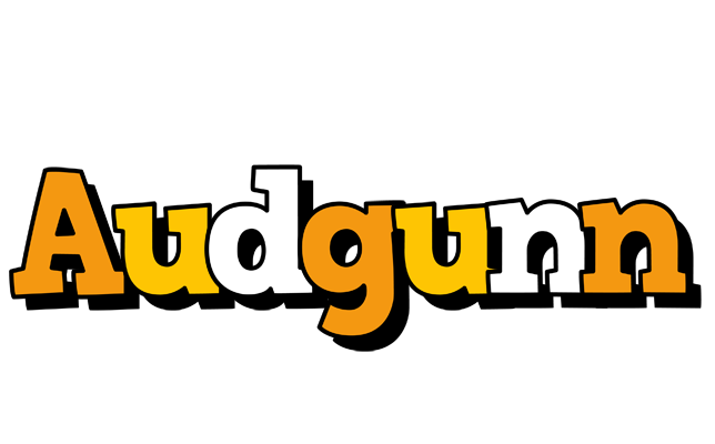 Audgunn cartoon logo