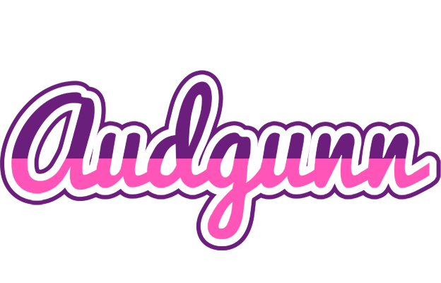 Audgunn cheerful logo
