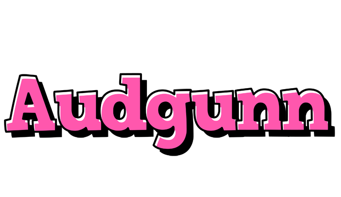 Audgunn girlish logo